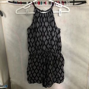Black & White Romper